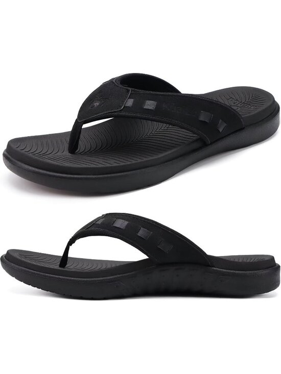 Men\'s Brown Fashion Arch Support Flip Flops Comfort Orthotic Thong Sandal Shoes main image 4